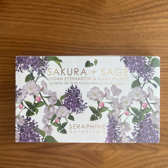 NEW: Seraphine Botanicals: Sakura + Sage - Vegan Eyeshadow & Blush Palette - Picture 4 of 4